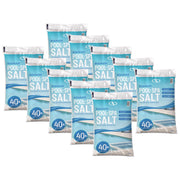 10 Pack 40 Lb Fast Dissolving Pool Spa Salt Chlorine Generators AJ-PS by Aqua Joe – 10 Pack, White, Pack of 10, Model 10 x AJ-PS40