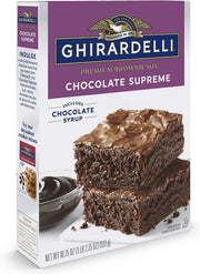 Chocolate Supreme Brownie Mix by Ghirardelli – 17.75 oz, Model DCS-1626B