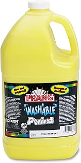 Prang 10603 Washable Paint, Yellow, 1 gal