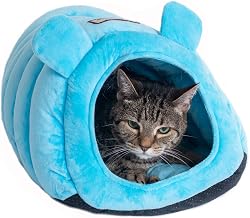 Armarkat Cat Bed Model C90CTL Tube Shape, Sky Blue