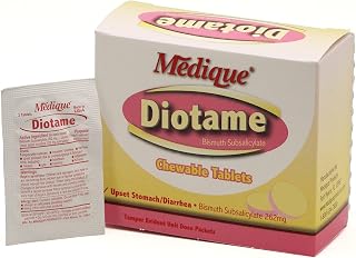 Medique Products 22083 Diotame Indigestion Relief Tablets, COMMISSARY 30 Pack