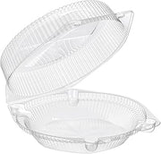 Inline Plastics 9" Clear Clamshell Pie Container - High Dome Pie Container with Lid - Made with 10% Post-Consumer Recycled PET With SureLock Security - Ideal for Pies, Tarts, Quiche - CPC-119