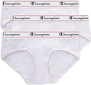 Champion womens Heritage Stretch Cotton Hipster Underwear, Moisture Wicking, Single Or 3-pack