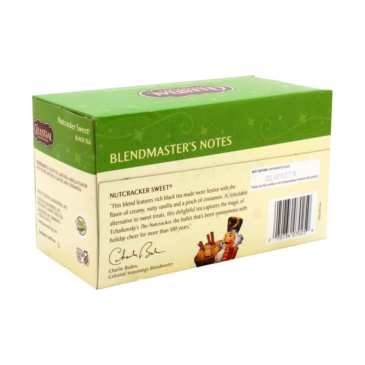 Celestial Seasonings Nutcracker Sweet / 18 Count (Pack of 6) / 6 Black