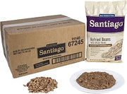 Santiago Refried Pinto Beans by Basic American Foods – 26.67 cm x 17.526 cm x 34.29 cm, Pack of 6, Model 67245