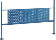 Global Industrial 18" W Louver and 36" W Pegboard Mounting Kit for 72" W Workbench - Blue
