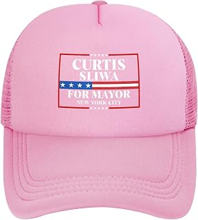 Curtis Sliwa for New York City Mayor 2025 Election Mesh Hat Black Trucker Baseball Cap