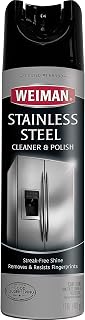 Weiman Stainless Steel Cleaner & Polish Aerosol 17 oz - 6 Pack