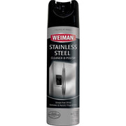 Stainless Steel Cleaner & Polish Aerosol 17 oz - 6 Pack by Weiman – 17 Ounce (Pack of 6), Clear, Pack of 6, Model 49CT