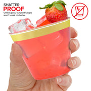Stock Your Home 100 Count / Gold Rim / Fine Cups