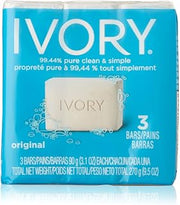 Ivory Simply Bath Bar for Unisex, 3 Count