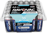 Rayovac Alkaline Aa Batteries 30/Pack Qty: 30