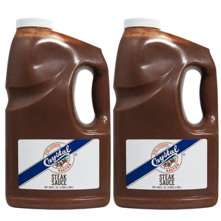 Sauce Steak Plastic by Crystal – 1 Gallon, Pack of 2