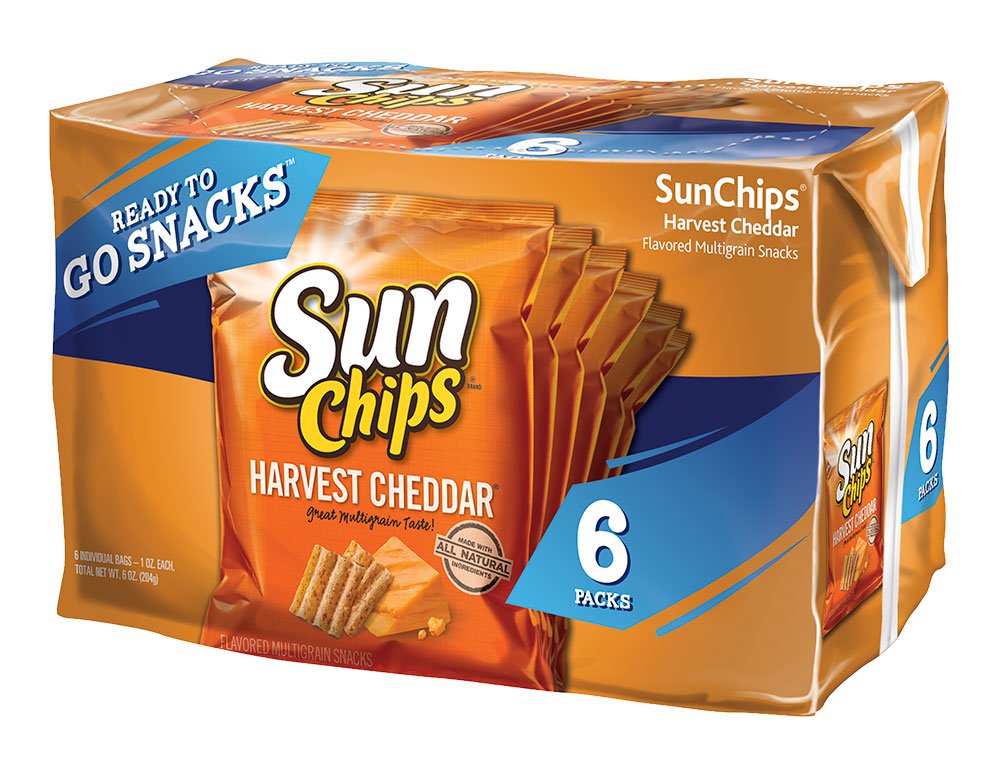 Sunchips Cheddar Cheese / 72 Ounce (Pack of 1) / 1 Chips & Crisps