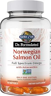 Garden of Life Dr. Formulated Salmon Oil Soft Gels, Full Spectrum, 60ct