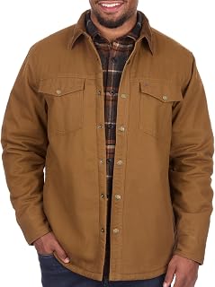 Coleman Sherpa Lined Twill Shirt Jackets for Men