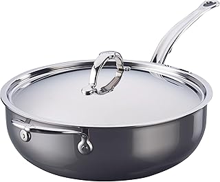 Hestan NanoBond Collection - Titanium All-In-One Pan, Induction Cooktop Compatible, 5 Quart