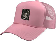 Funny Greek Warrior Spartan Helmet Tiger Trucker Hat with Adjustable Mesh Back