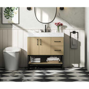 Caroline Bathroom Vanity Honey Brown by Lighting Design – Wood, Honey Brown, Model VF29232MHB