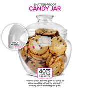 Modern Innovations 40 oz / Clear / 40.0 ounces Cookie Jars