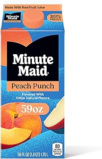 Minute Maid Pulpy Lemonade Drink Peach Punch, 59 Fl Oz