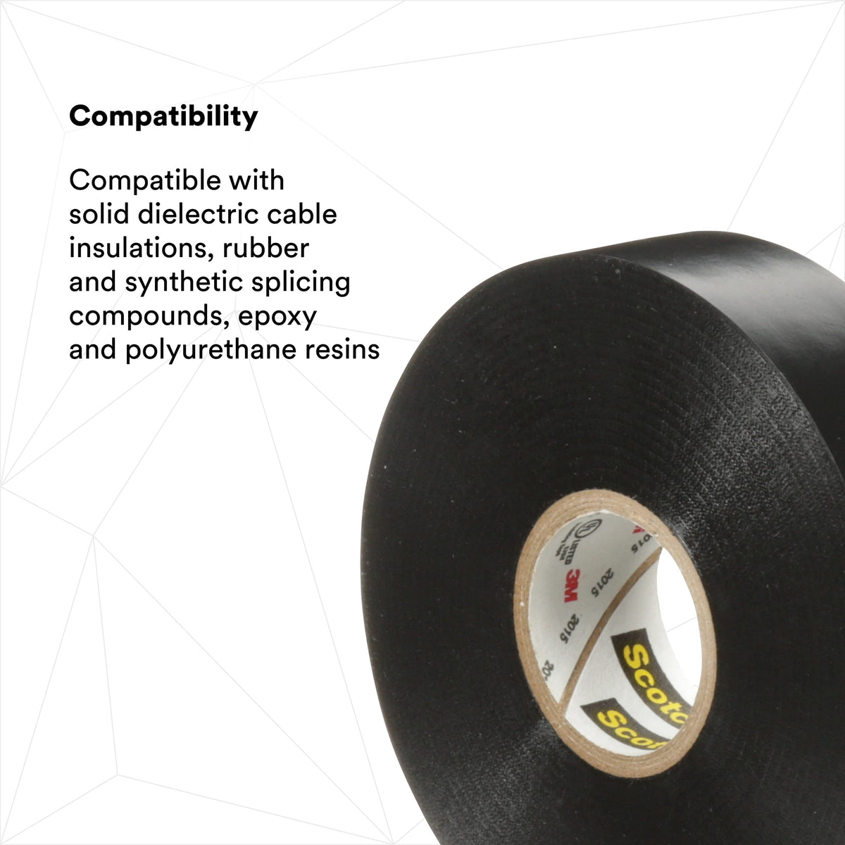Scotch Super 88 Electrical Tape by 3M – 3/4 in x 44 ft, Polyurethane,Pvc,Rubber,Vinyl, Black, Model 88-3/4X44FT