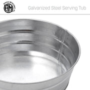 American Metalcraft 88 oz (Pack of 1) / Tub / Silver Serving Trays