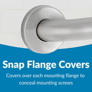 Straight Grab Bar by Bobrick – 42", Stainless Steel, Satin Finish, Model 6806x42