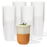 GO 16oz Rounded Bottom PET Arc Cup - Premium Quality Food Safe - Clear U-Shape Plastic Cups - Disposable & Recyclable - Perfect for Parties by TOSSWARE – 16oz, 16 fluid_ounces