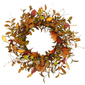 YNYLCHMX Fall Wreath, 20 Inch Diameter, Pumpkin