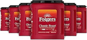 Folgers Classic Roast Ground Coffee, Medium Roast, 6 (33.7-Oz.) Canisters