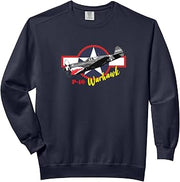 Curtis P-40 Warhawk WW2 Fighter Roundel Comfort Colors Adult Sweatshirt
