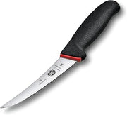 Victorinox Kitchen Boning, 5" curved, flexible blade, black Dual Grip handle 5.6613.12D