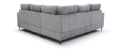 Houston Sectional Gray by Glory Furniture – Polyester, Grey, Model G00325B-SC
