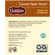 Celestial Seasonings Caramel Apple Dream / 18 Count (Pack of 6) / 1 Herbal