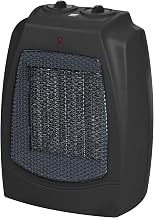 2‑in‑1 Portable Space Heater & Fan with Adjustable Thermostat