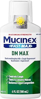 Mucinex Fast-Max DM Max Cough & Chest Congestion Medicine, 6 FL OZ