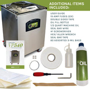 Chamber Vacuum Sealer by Vacmaster – 21.25 in x 20.75 in x 7 in, Stainless Steel, Model VP540