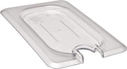 Food Pan Lid 1/9 Camwear Flat Notched Cover Clear