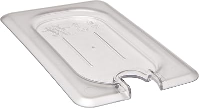 Food Pan Lid 1/9 Camwear Flat Notched Cover Clear