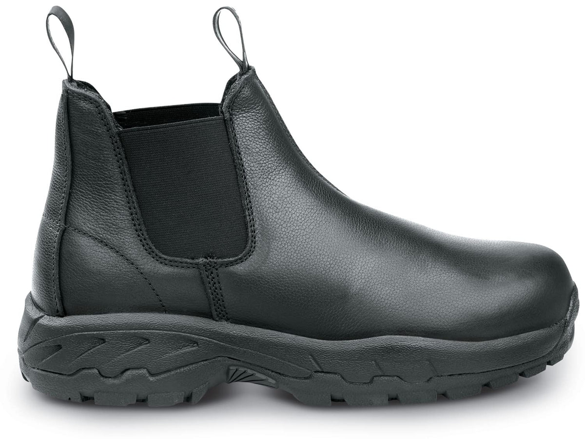 Mens Black Tulsa MaxTRAX Composite Toe SRO Chelsea Boot 15.0 EW by SR Max – 15 X-Wide, Black, Model Romeo