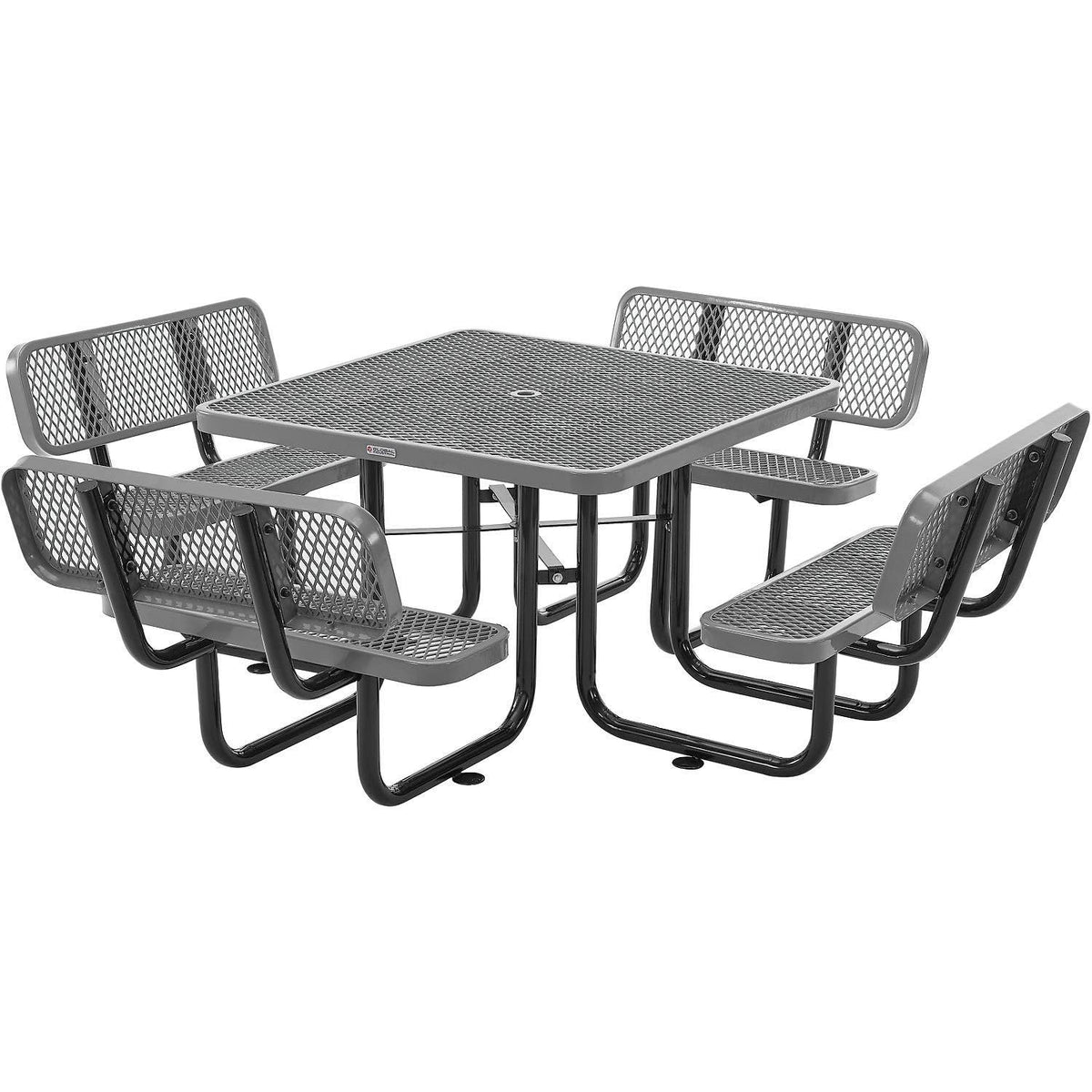 Global Industrial Grey / Onesize / Industrial Picnic Tables