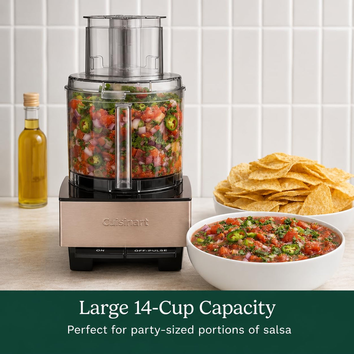 14-Cup Food Processor (Umber) by Cuisinart – 14 cup, Stainless Steel, Umber, Model DFP-14UMBY