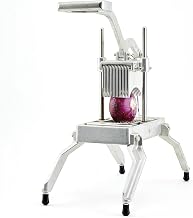 Winco 3/16" Commercial Fruit and Vegetable Slicer | One push operation, Non-slip feet, Great for Food Preparation, Portioning, Prep Stations and Foodservice
