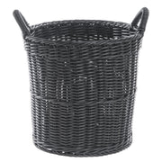 Black Display Basket - 14" Dia x 18" H by HUBERT – Plastic, Black, Model VR-5027-2 BLACK