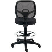 Armless Mesh Drafting Stool by Global Industrial – Polypropylene, Black, Model A2813TMIX-BK