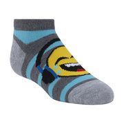 Boys' 6 Pack Low Cut Socks by Skechers – Blend, Steel Grey/Cool Grey, Model S110986