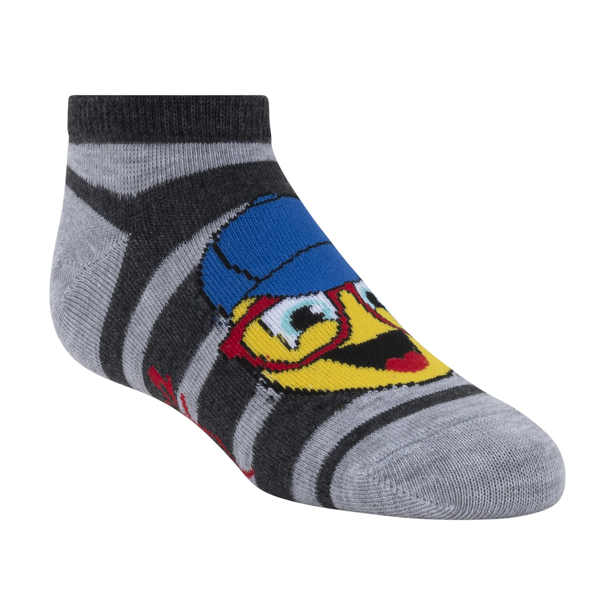 Boys' 6 Pack Low Cut Socks by Skechers – Blend, Steel Grey/Cool Grey, Model S110986