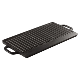 Cast Iron Griddle by Winco – Medium, Cast Iron, Black, Model IGD-2095