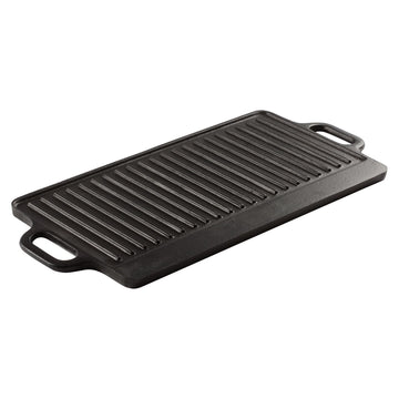 Cast Iron Griddle by Winco – Medium, Cast Iron, Black, Model IGD-2095